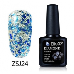 Гел Лак Диамантено Брокатен 10ml ZSJ24 - GC080 Elite99